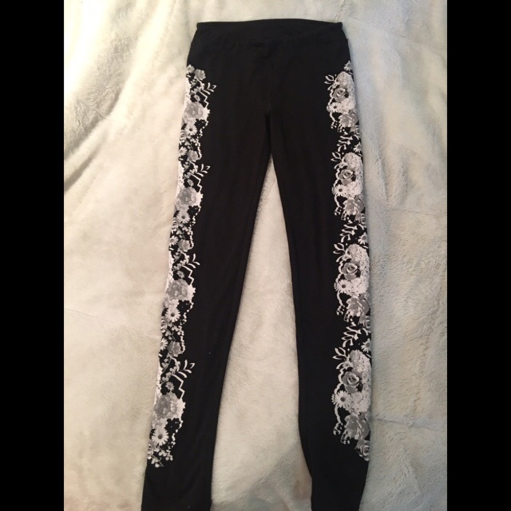 Floral Print Leggings